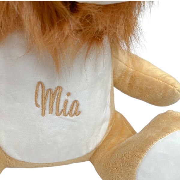 Personalisiertes Kuscheltier Löwe Name