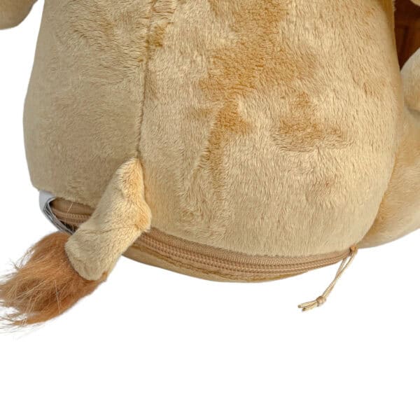 Personalisiertes Kuscheltier Löwe Reissverschluss