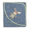 Sterntaler Kapuzenbadetuch Esel Emmilius in Mittelblau