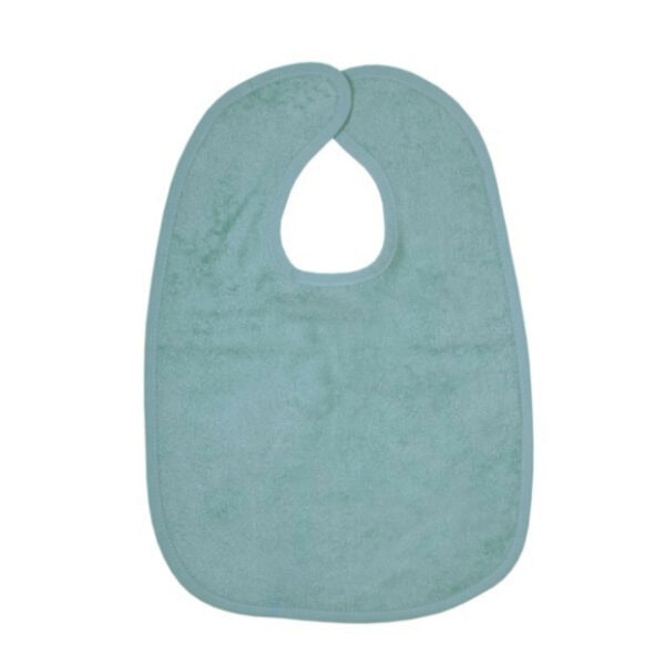 Wörner Klettlätzchen Uni Eisblau 30 x 45 cm