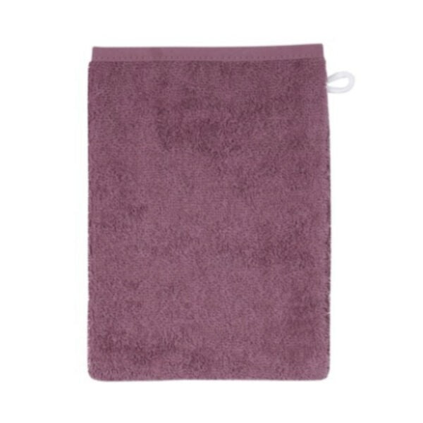 Wörner Waschlappen Uni Mauve 15 x 21 cm