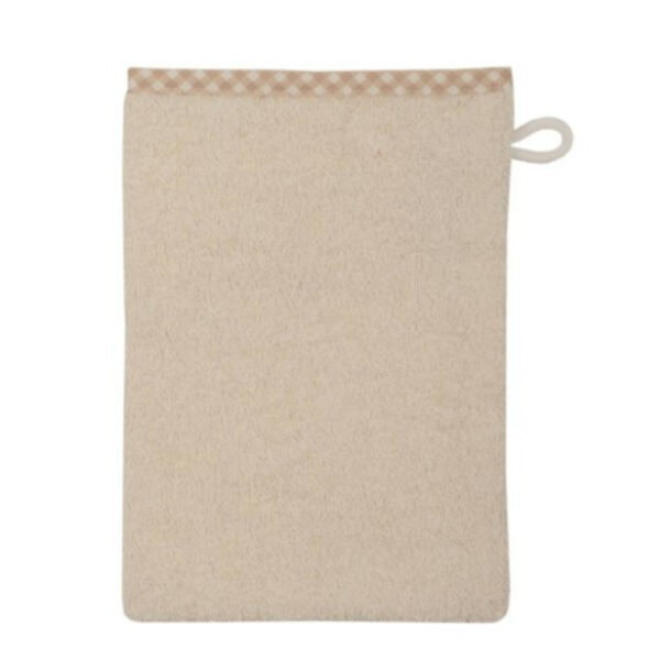 Wörner Waschlappen Uni Natur 15 x 21 cm