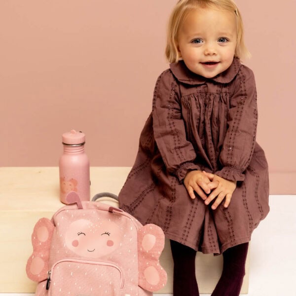 Trinkflasche 350 ml Mrs. Butterfly von Trixie Baby mit Mädchen