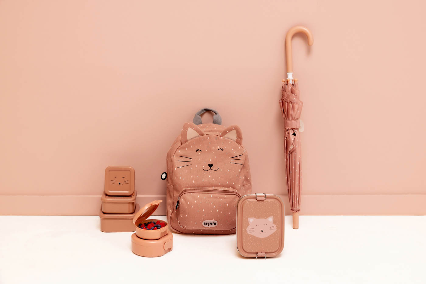 Kindergartenrucksack Mrs. Cat von Trixie Baby mit Produktserie