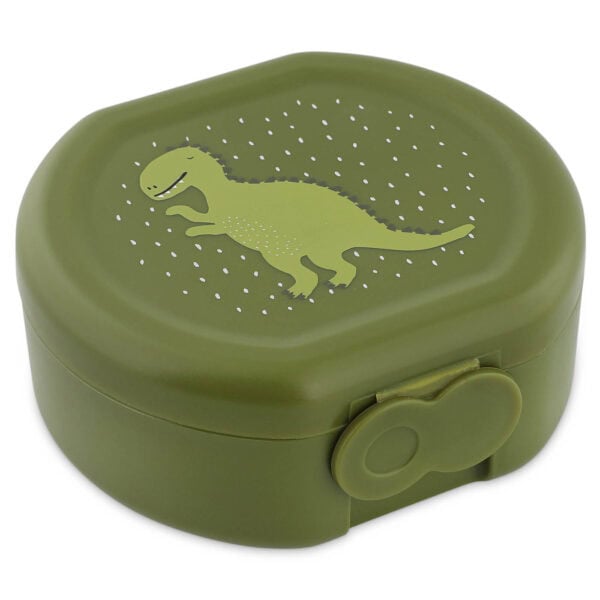 Snackbox mit Clip 2er Mr. Dino von Trixie Baby seitlich