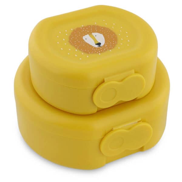 Snackbox mit Clip 2er Mr. Lion von Trixie Baby übereinander