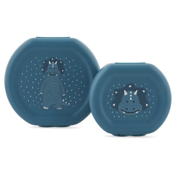 Snackbox mit Clip 2er Mr. Triceratops von Trixie Baby Set