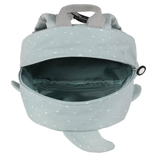 Kindergartenrucksack Mr. Shark von Trixie Baby geöffnet