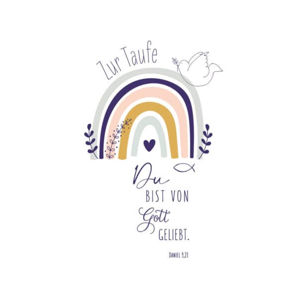 Geldgeschenkkarte zur Taufe