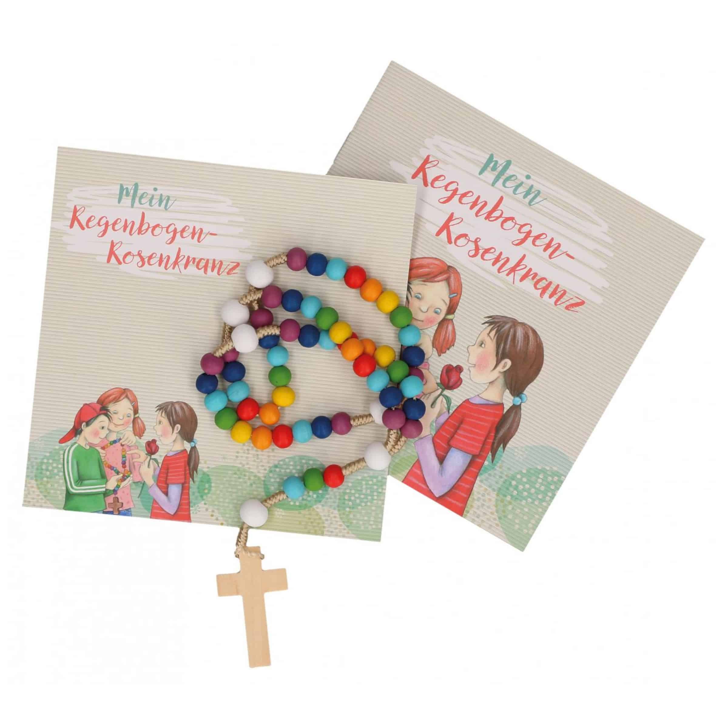 Geschenkset - Mein Regenbogen Rosenkranz