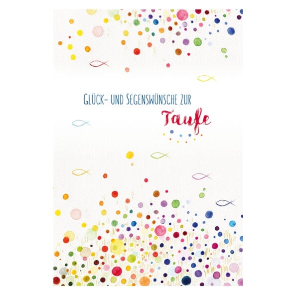 Glückwunschkarte - Glück und Segenswünsche