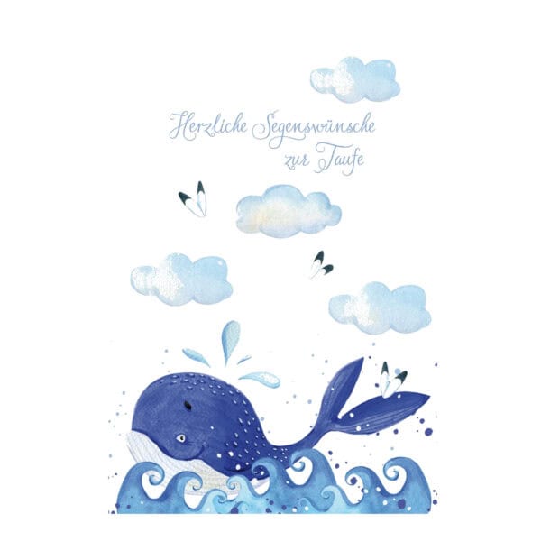 Glückwunschkarte - Herzliche Segenswünsche