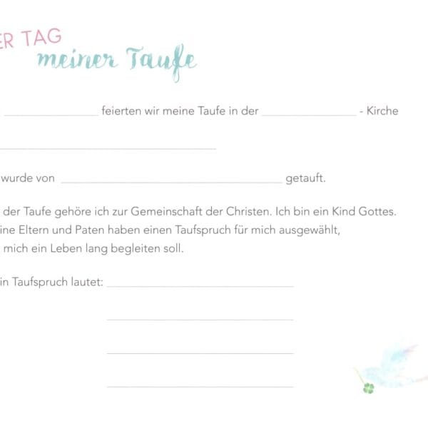 Gott segne dich zur Taufe Blick ins Buch 5