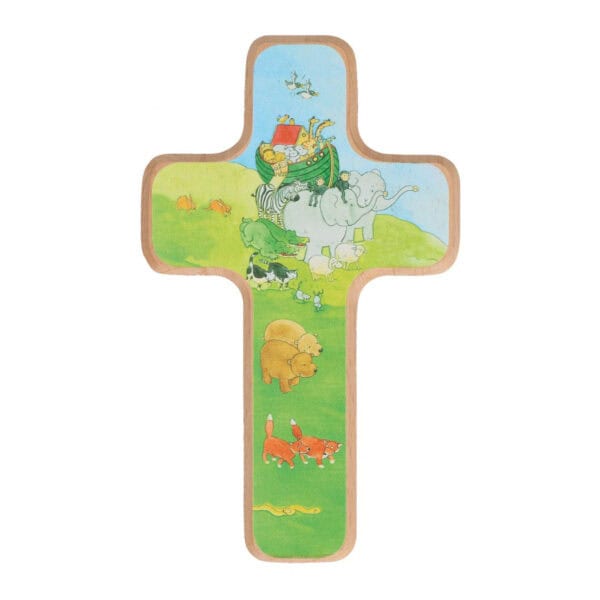 Kinderholzkreuz - Arche Noah-freigestellt