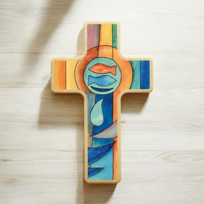 Kinderkreuz Fische