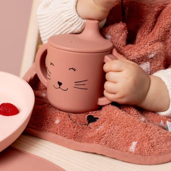 Silikon Trinklernbecher - Mrs. Cat Kind