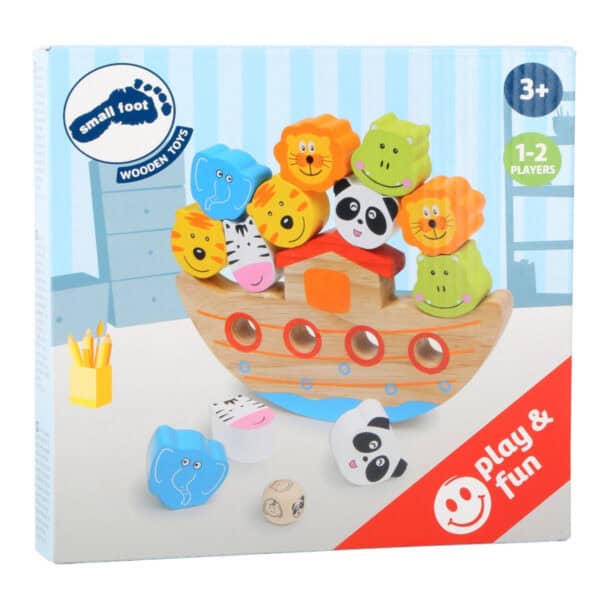 Small Foot Babyrassel Holz Geschicklichkeitsspiel Arche Verpackung