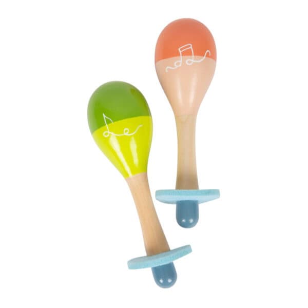 Small Foot Holz Maracas pastell