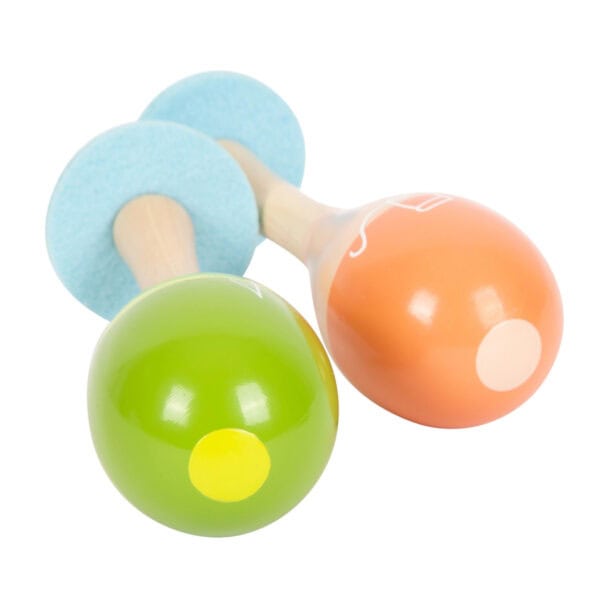 Small Foot Holz Maracas pastell vorne