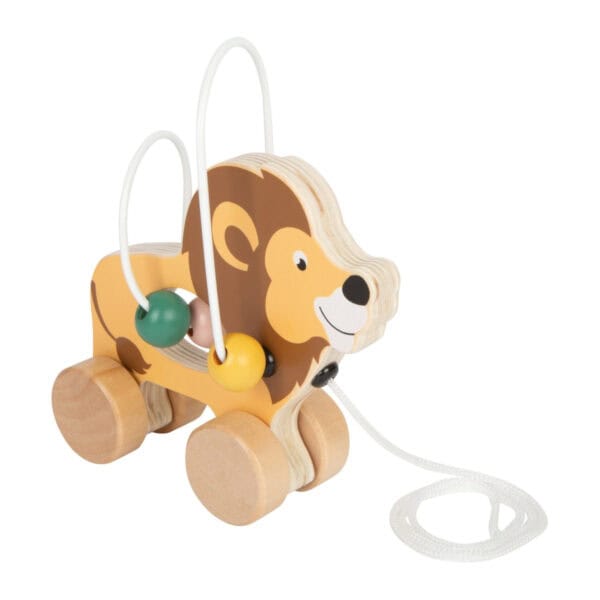 Small Foot Holz Schiebetier mit Motorikschleife Löwe seitlich