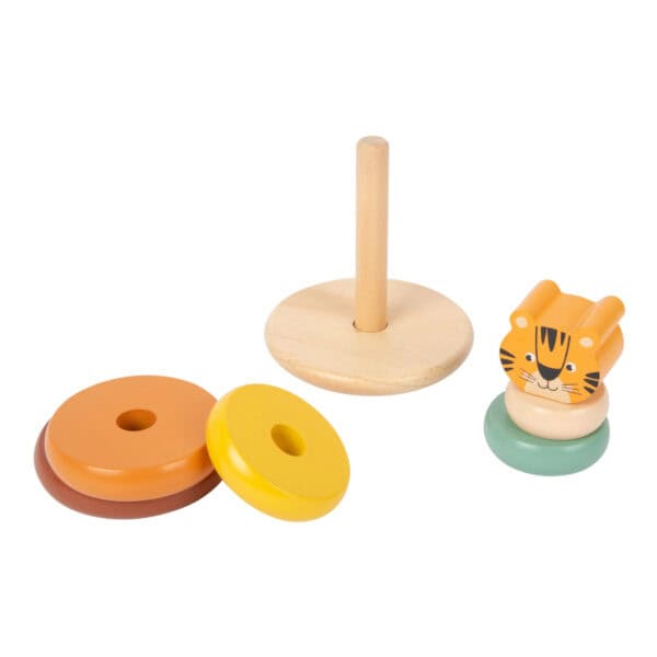 Small Foot Holz Stapelturm Tiger Teile