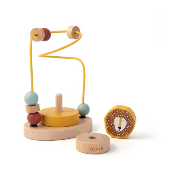 Trixie Baby Holz Motorikschlerife Mr. Lion zerlegt