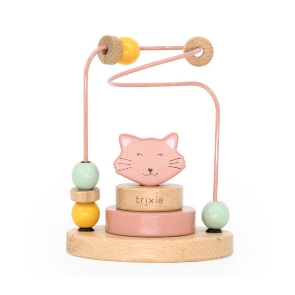 Trixie Baby Holz Motorikschlerife Mrs. Cat