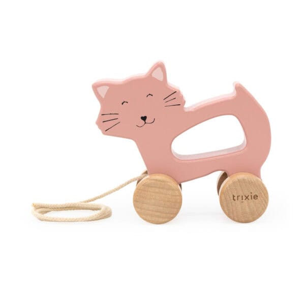 Trixie Baby Holz Nachziehtier Mrs. Cat