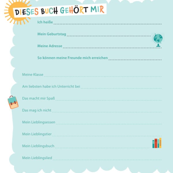 Meine Schulfreunde Türkis Inhalt 2