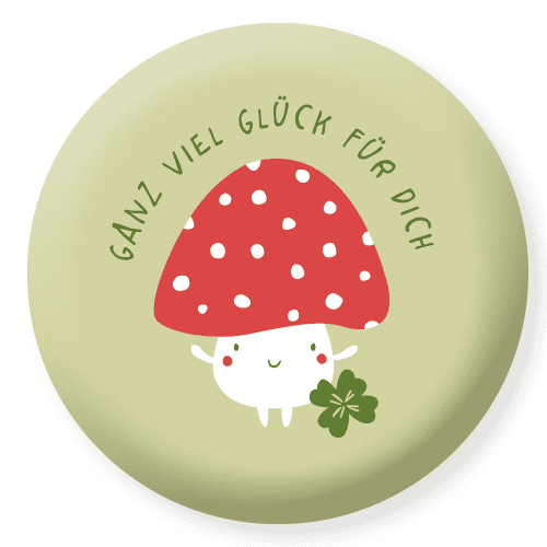 Radiergummi Ganz viel Glück