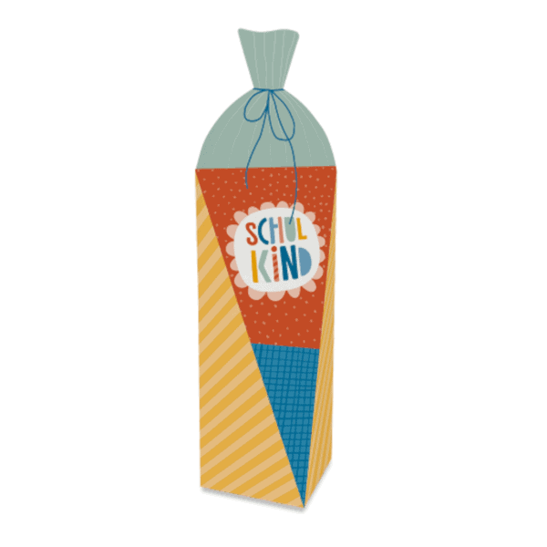 Schultüte mit Brauseherzen 75g Schulanfang Schulkind