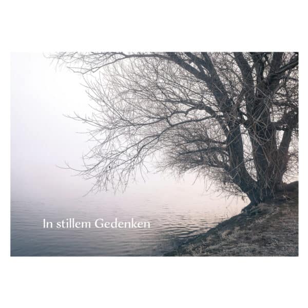 Trauerkarte - In stillem Gedenken