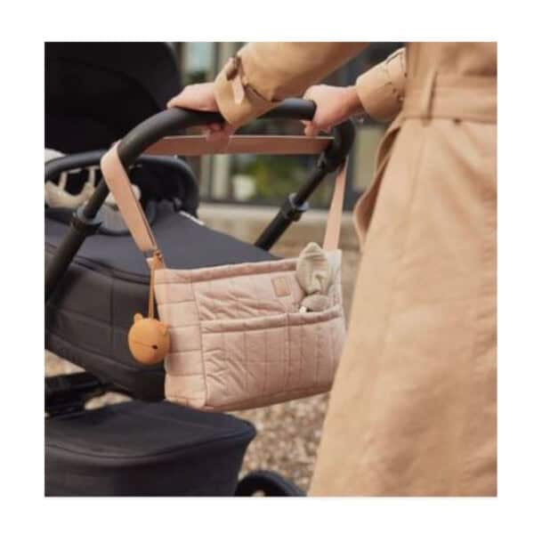 jollein-beißring-hasenohren-olivgrün-kinderwagen