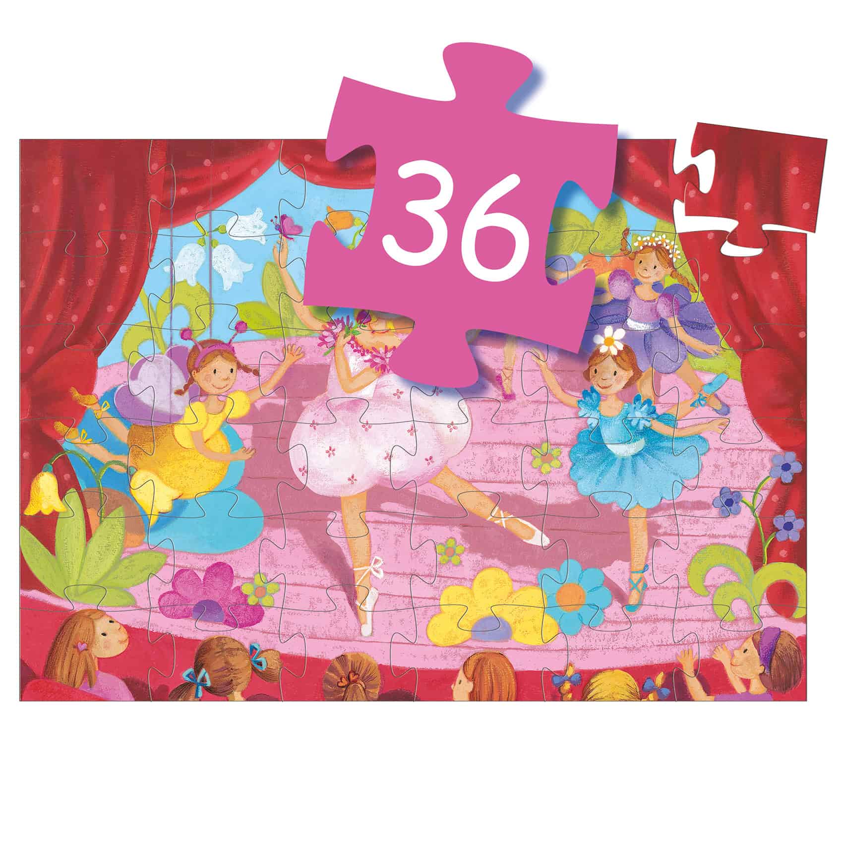 djeco-silhouetten-puzzle-ballerina-36-detail