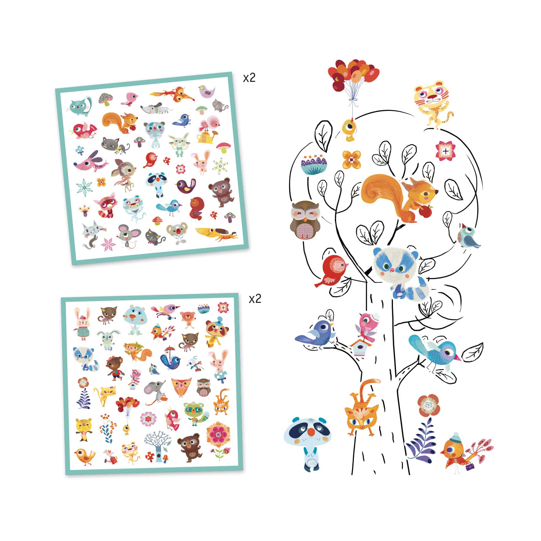 djeco-sticker-kleine-freunde-anwendung