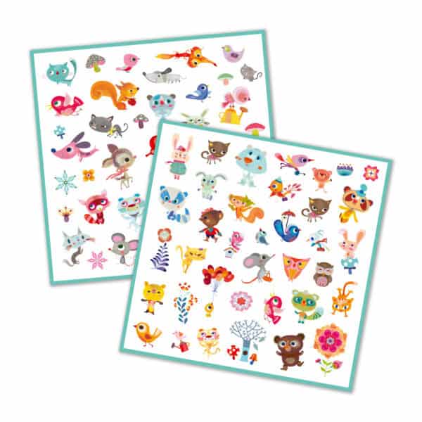 djeco-sticker-kleine-freunde-inhalt
