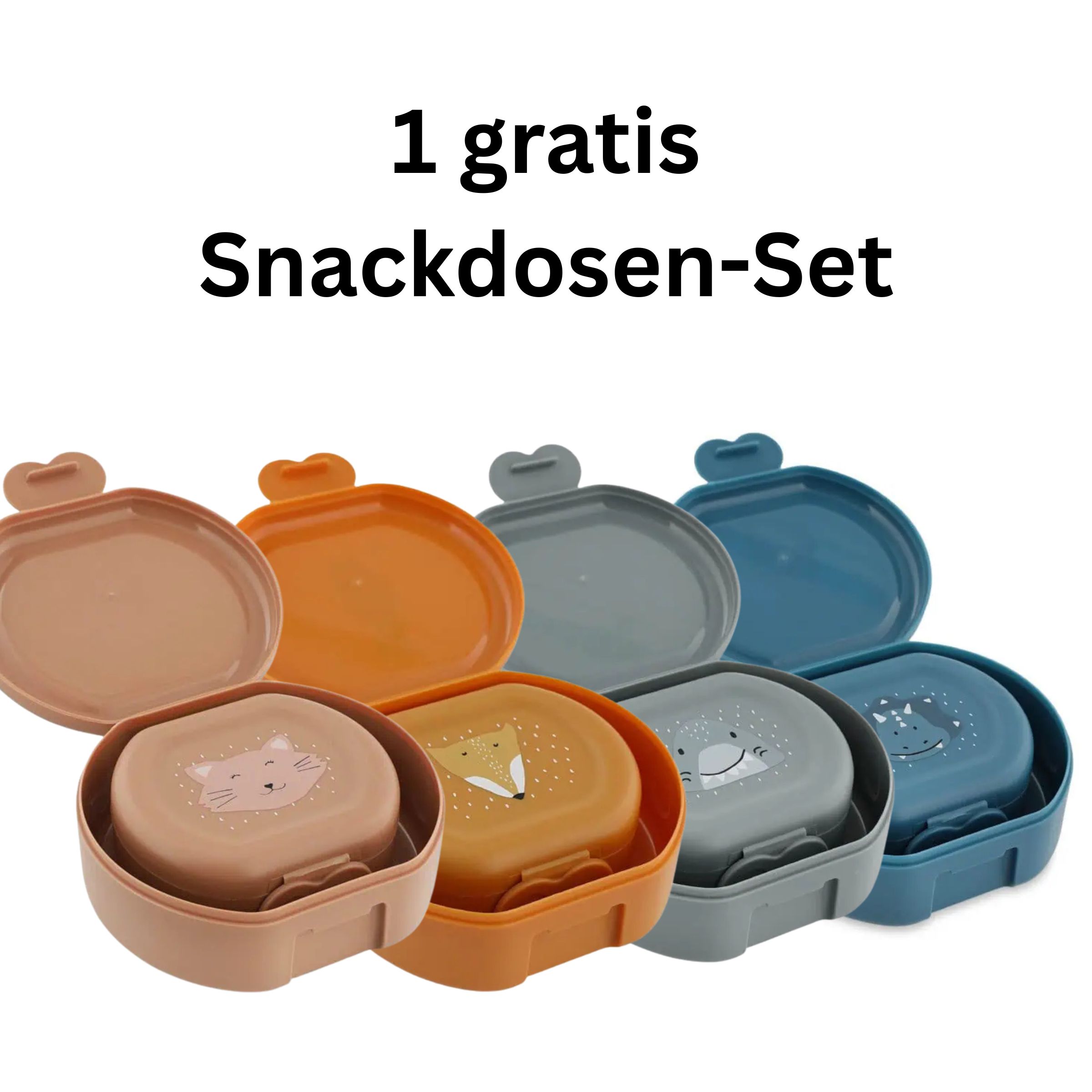 Kindergarten-Komplettset Mrs. Elephant – Rucksack, Flasche & Brotdose mit gratis Snackboxen - Image 6