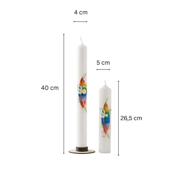 aufkerze-regenbogen-gold-kurz-maße