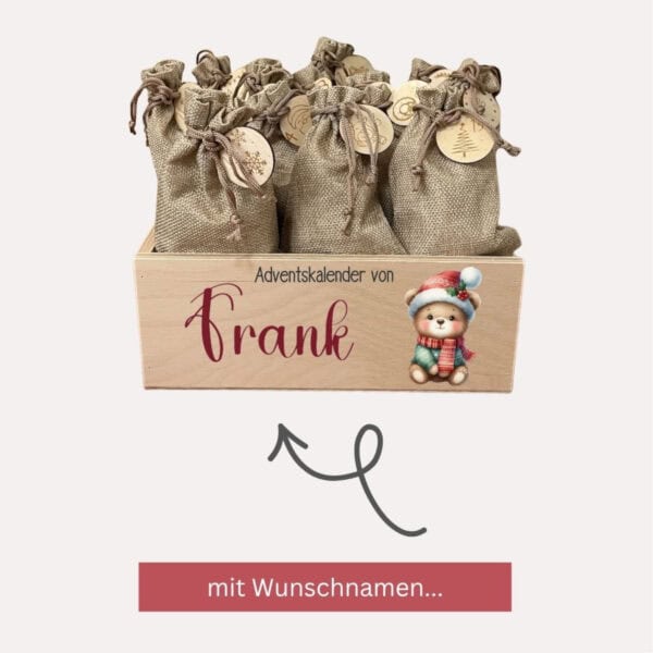 adventskalender-box personalisierbar