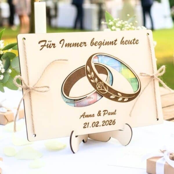 Geldgeschenk Hochzeit Ringe