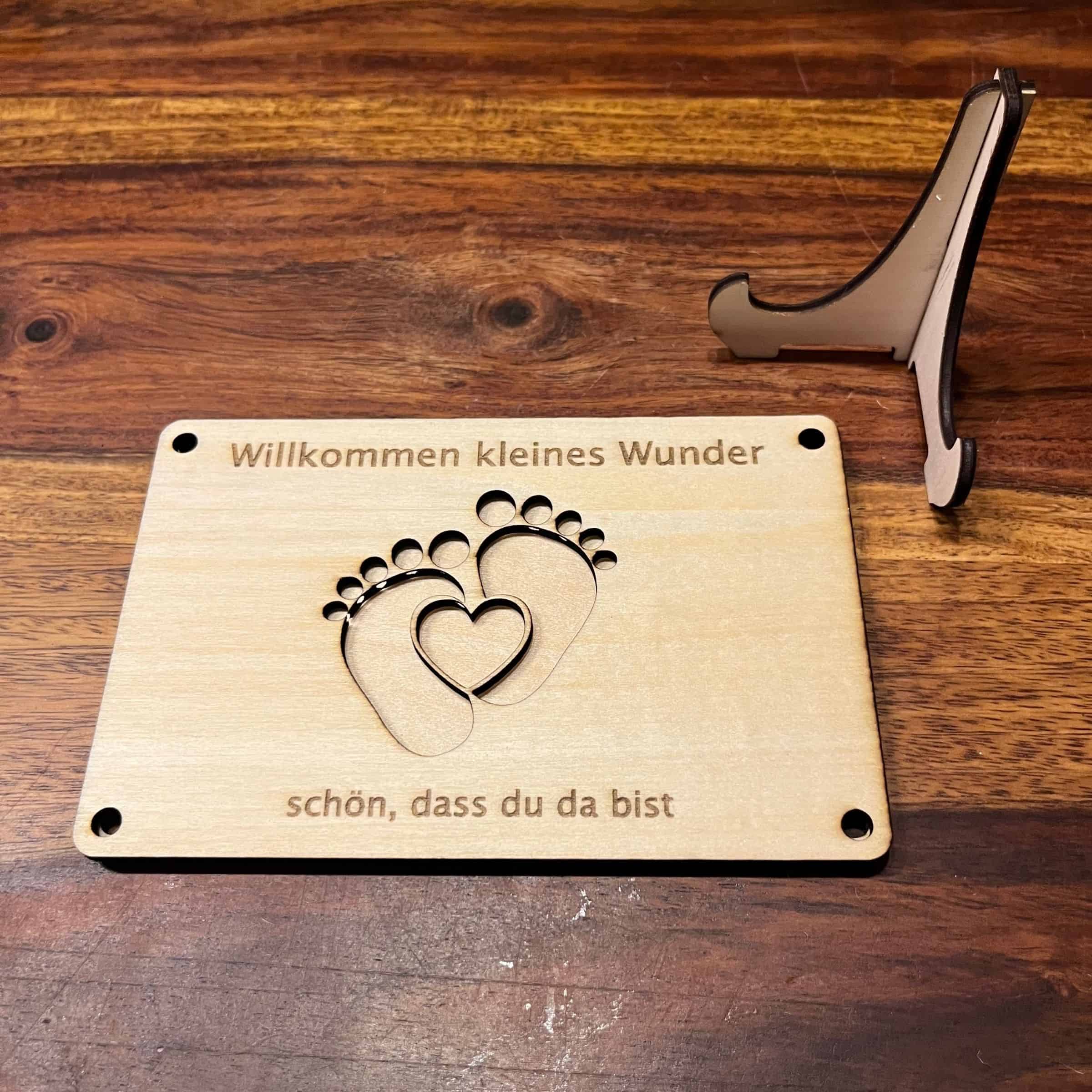 Geldgeschenk zur Geburt „Babyfuesse“ in 2 Größen - Image 5