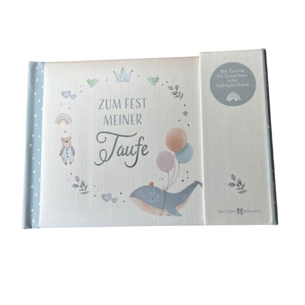 Geldgeschenk zum Fest meiner Taufe Blau