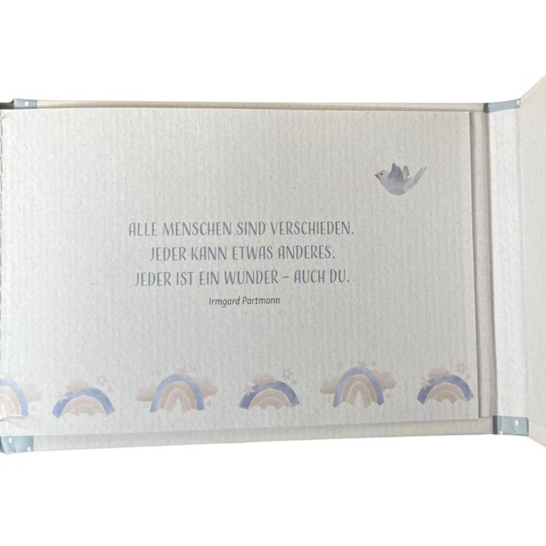 Geldgeschenk zum Fest meiner Taufe Blau Inhalt 4