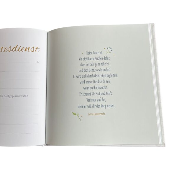 Meine Taufe Inhalt 1