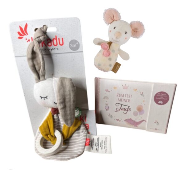 Taufset Geldgeschenk mit Hase